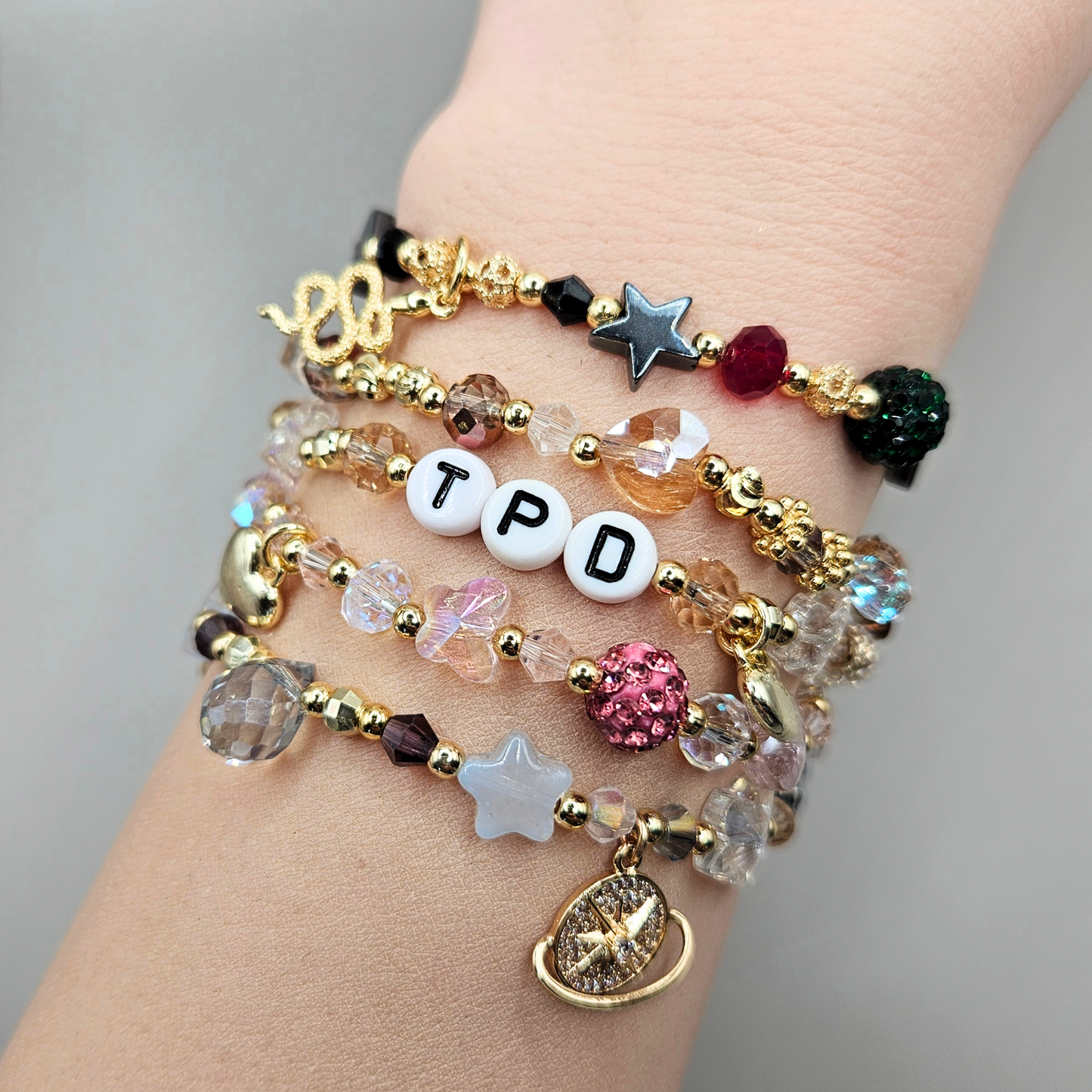 TPD Tortured Poets Department Bracelet - 14K Gold-Plated