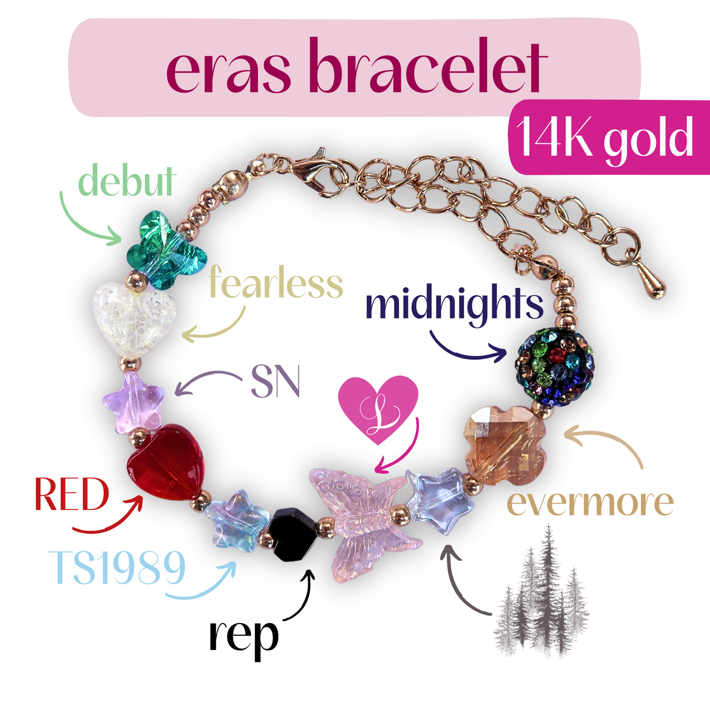 The Eras Bracelet - Gold Plated (14K)